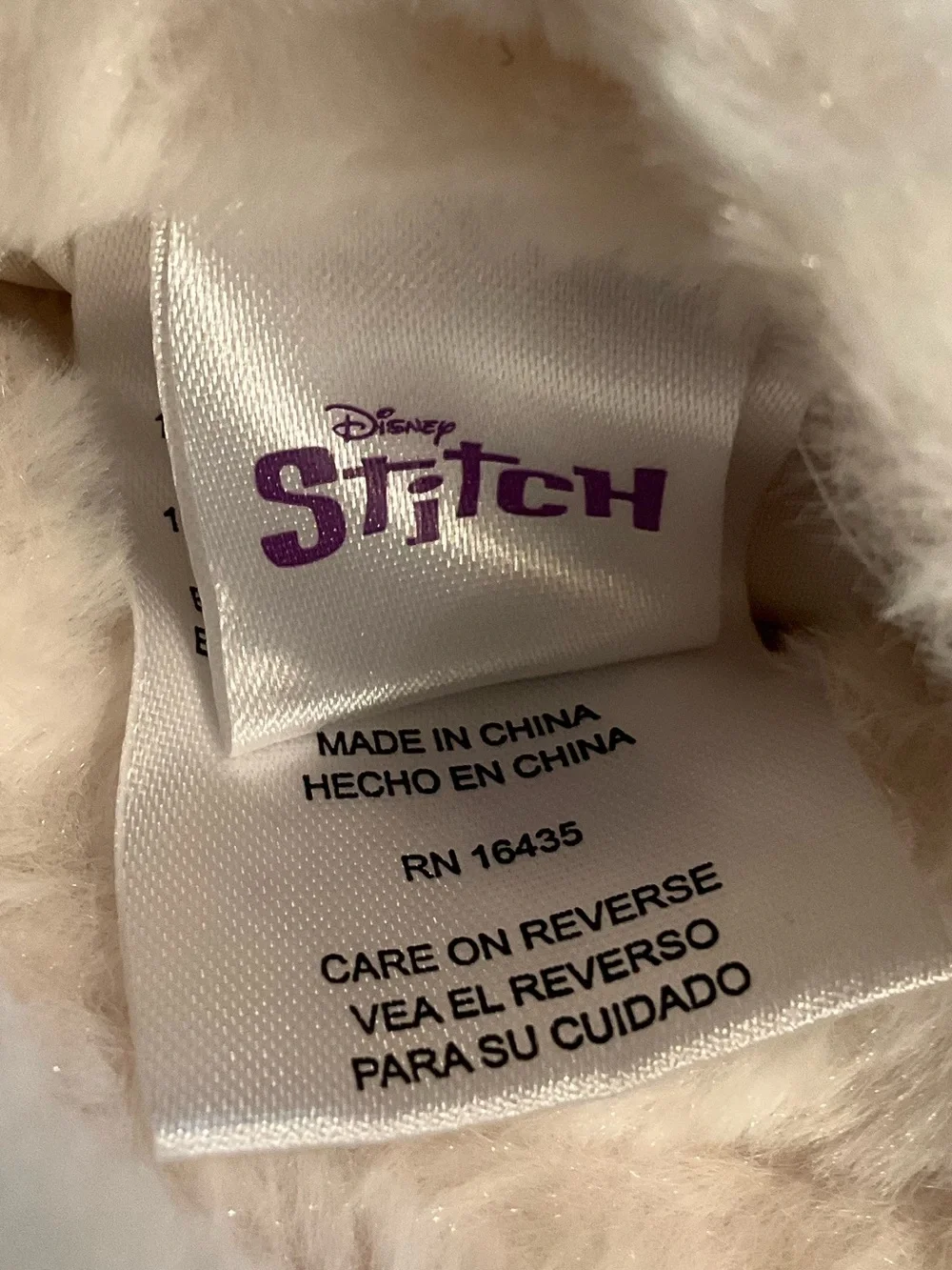 Disney Stitch Reversible fleece Jacket 6X with hood